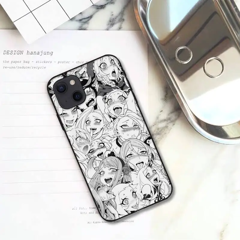Чехол для телефона Ahegao манга iPhone 11 12 Mini 13 Pro XS Max X 8 7 6s Plus 5 SE XR |