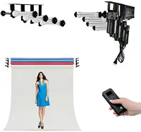 Fotoconic 4 Roller Motorized Electric Wall Ceiling Mount photo backdrop Background Support System with Remote