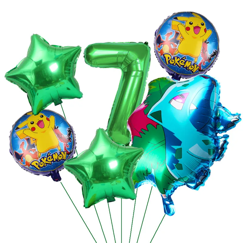 6 шт. детские игрушечные фигурки в виде покемона Пикачу | Дом и сад