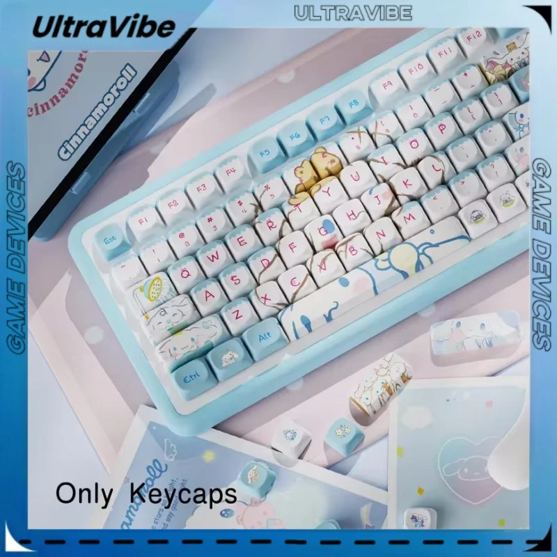 Новые колпачки для клавиш с тематикой собаки корицы Mca клавиши высоты Pbt