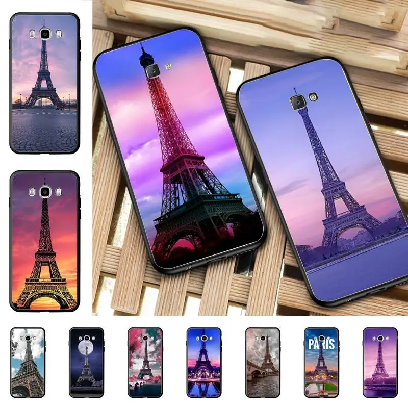 

Eiffel Tower in Paris Phone Case for Samsung J 2 3 4 5 6 7 8 prime plus 2018 2017 2016 core
