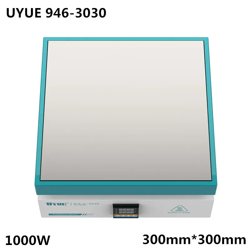 

UYUE 946-3030 300mm*300mm Preheating Station 1000W For Mobile Phone BGA PCB Board Repair Heating Table Preheat Platform