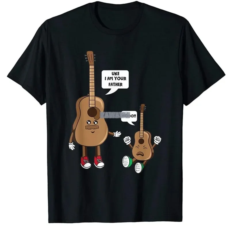 Мужская брендовая футболка Uke I am Your Father забавная для любителей музыки гитары