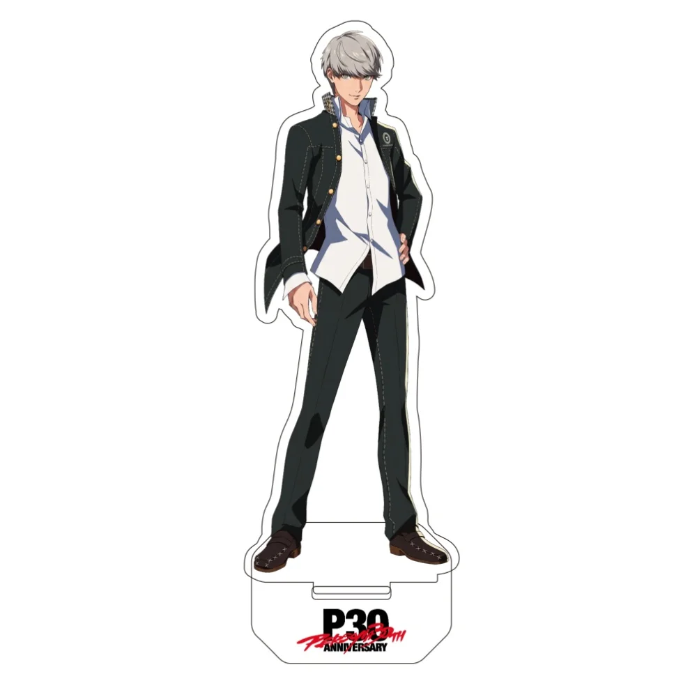 Фото Новинка 2026: Акриловая двусторонняя подставка-брелок Game Persona 30th, 15 см, с персонажами аниме (Джокер, Макото, Юки, Ю), декор для книжной полки, подарки №3