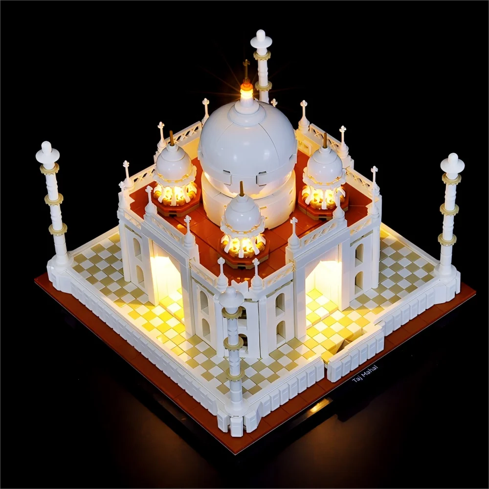 Фото Комплект светодиодного освещения LYBMTWF, совместимый с строительным блоком Lego 21056 Taj Mahal Architecture (не включает модели кирпичей) №3