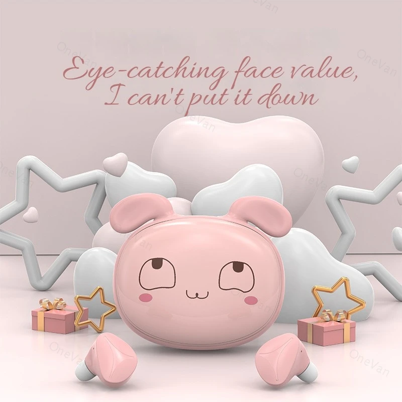 

Наушники-вкладыши, Bluetooth 5,2, в форме животных