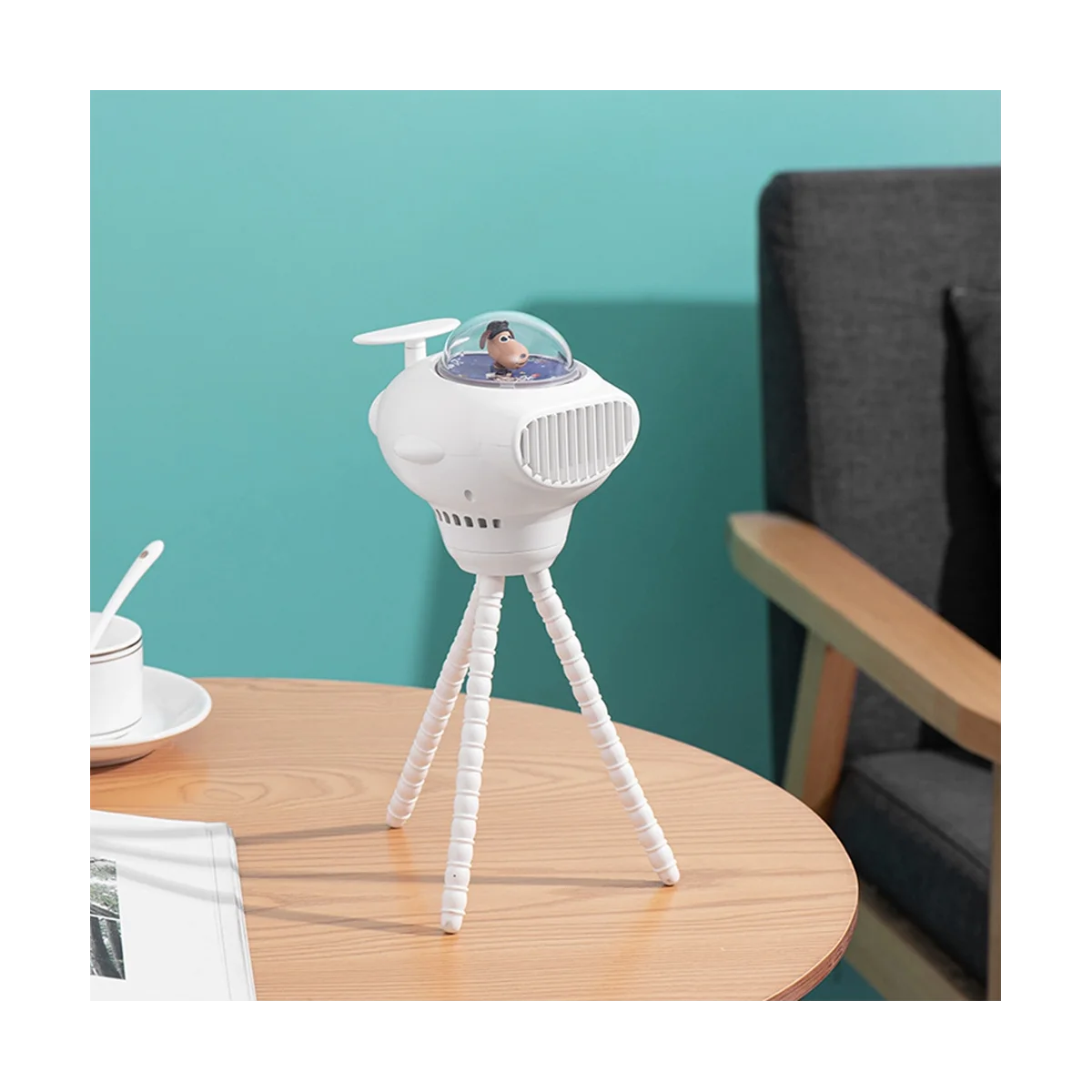 Вентилятор Ручной настольный безлистный детский тележка Маленький вентилятор