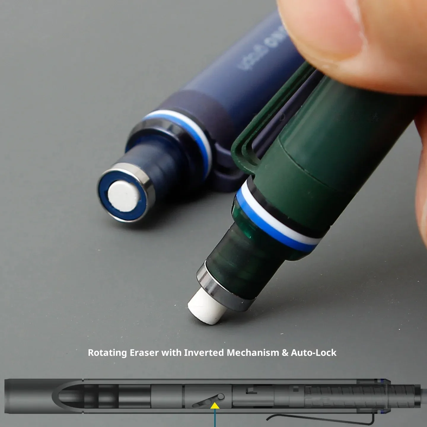 Фото НОВЫЙ механический карандаш Tombow Precision 0.3/0.5 мм MONO Monograph с тонким коническим наконечником φ1.6‑10 мм, автоматический, для плавного письма №3