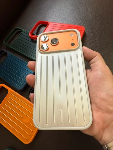 Подходит для iPhone 17, 16, 15 Pro/или Max, алюминиевый амортизирующий бампер, деловой чехол для телефона с гофрированными полосками