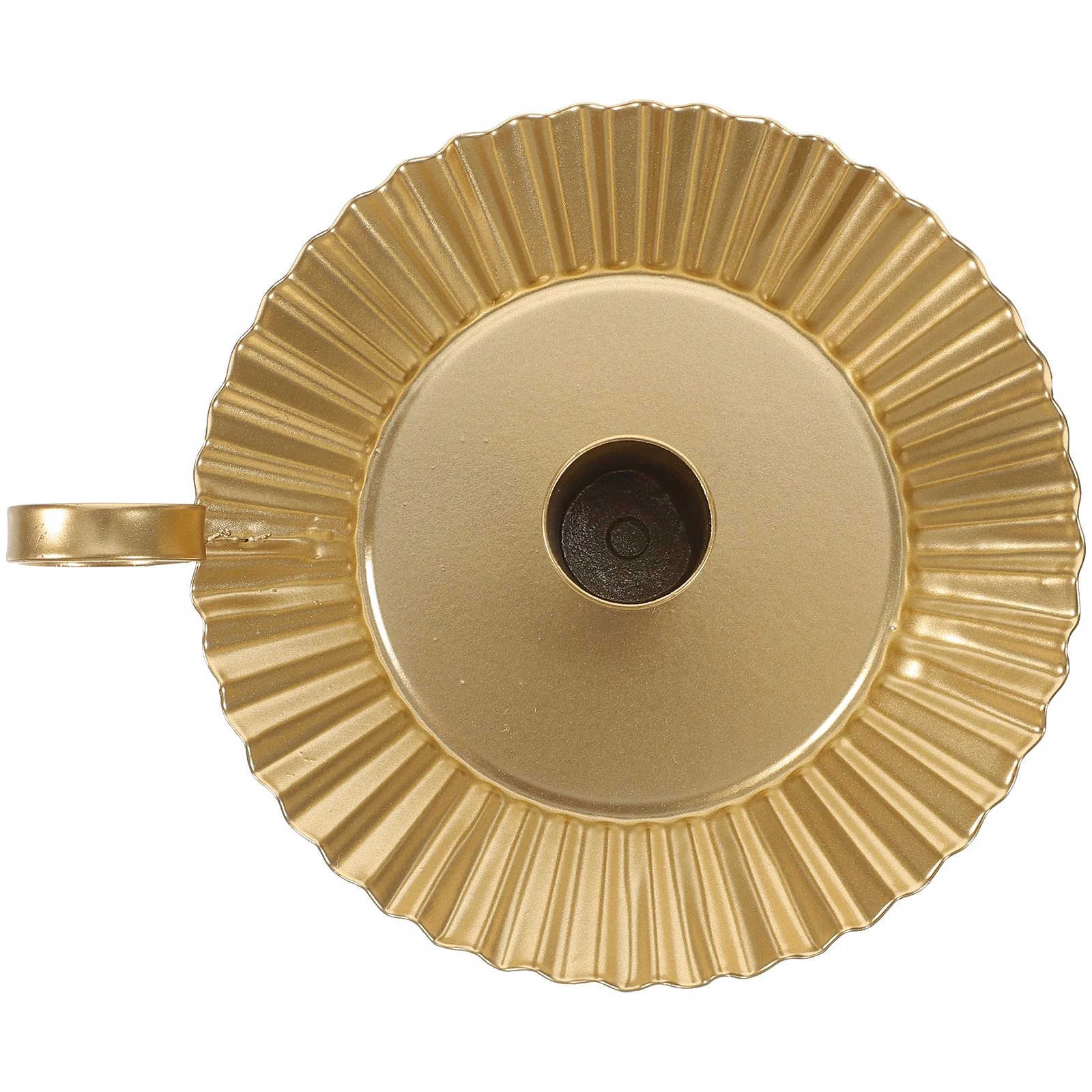 

Handheld Tray Retro Style Candlestick Holder Wedding Dinner Taper Holder