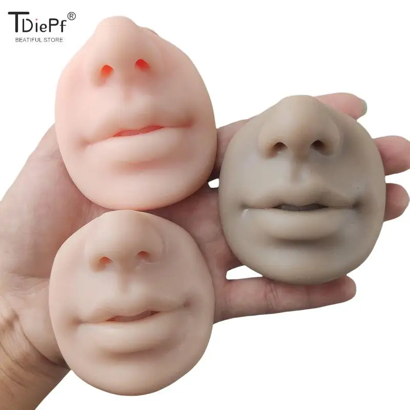 

1PC Microblading ReusableSilicone Practice Skin Nose Lips Skin For Beginner Training Tattoo Permanent Acrylic Stand Makeup Tool