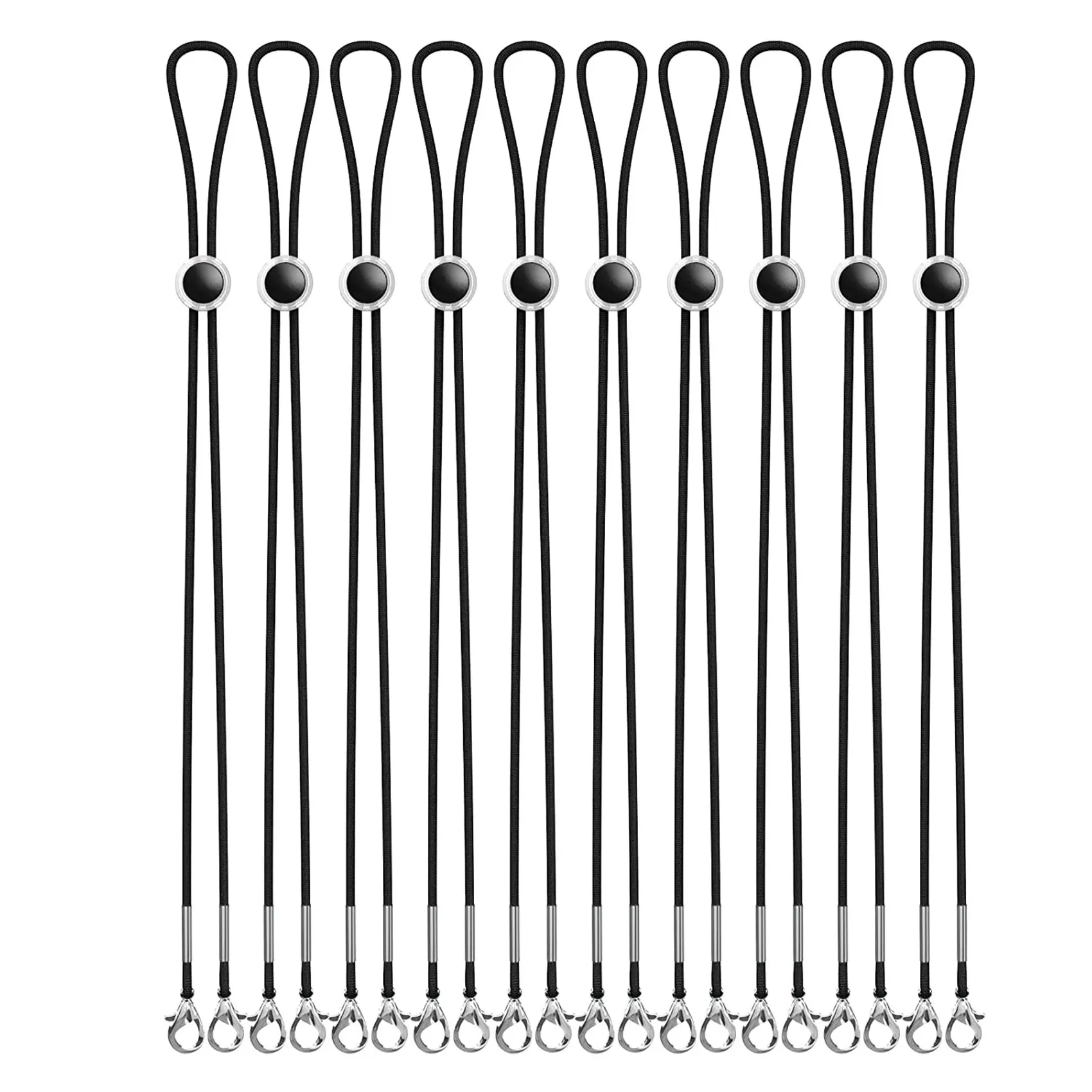 

Эластичный шнурок с регулируемой длиной, затычки для ушей, удлинитель для маски, держатель для маски, подходит для детей и взрослых, 10 шт.