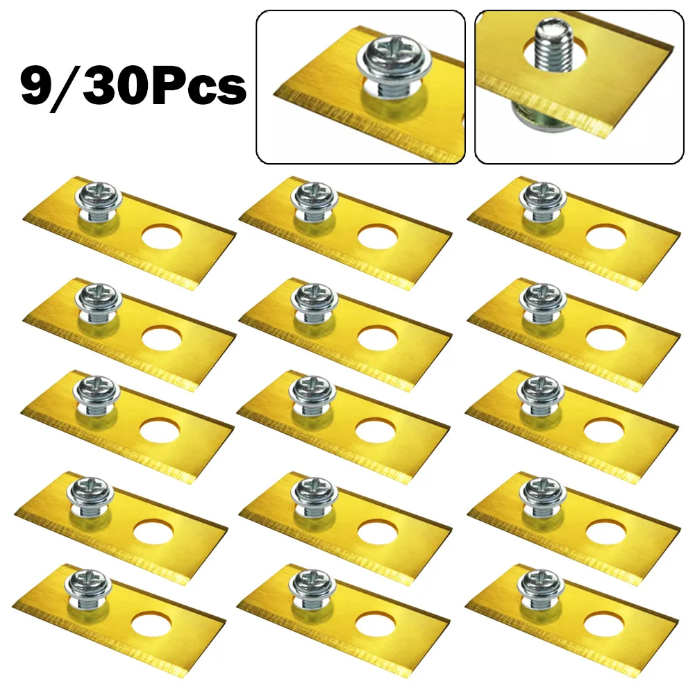 

9/30PCS Blade Replacement Replacement Blades For WORX LANDROID Robotic Lawn Mower Yard Garden Outdoor Living Accessories