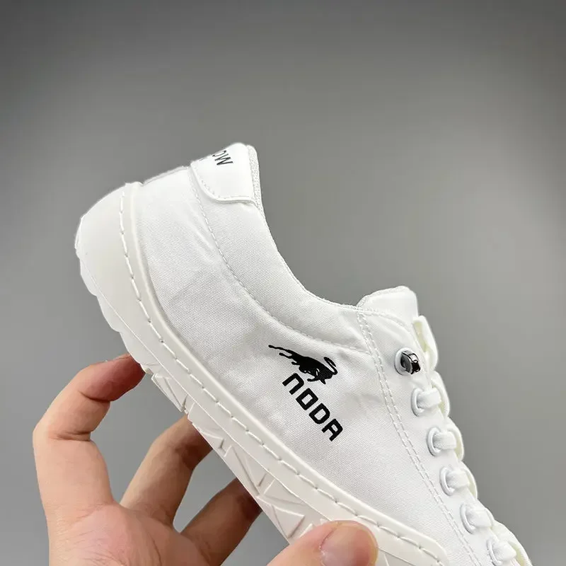 Мужская дышащая спортивная повседневная обувь без шнуровки с низким берцем