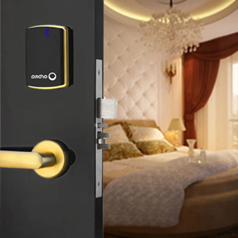 Orbita Fashionable Sliding Design Intelligent Digital Hotel Door Locks Anti-Theft enlarge