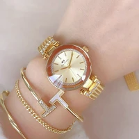 bs bee sister women watch new luxury brand gold mesh belt crystal diamond bracelet wristwatch clock free shipping woman watch