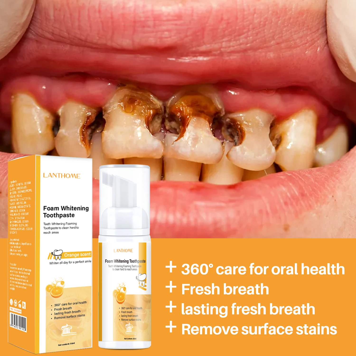 

Fruit Teeth Whitening Essence Serum Oral Hygiene Care Cleaner Whiten Teeth Whitener Remove Plaque Stains Fresh Breath Dental