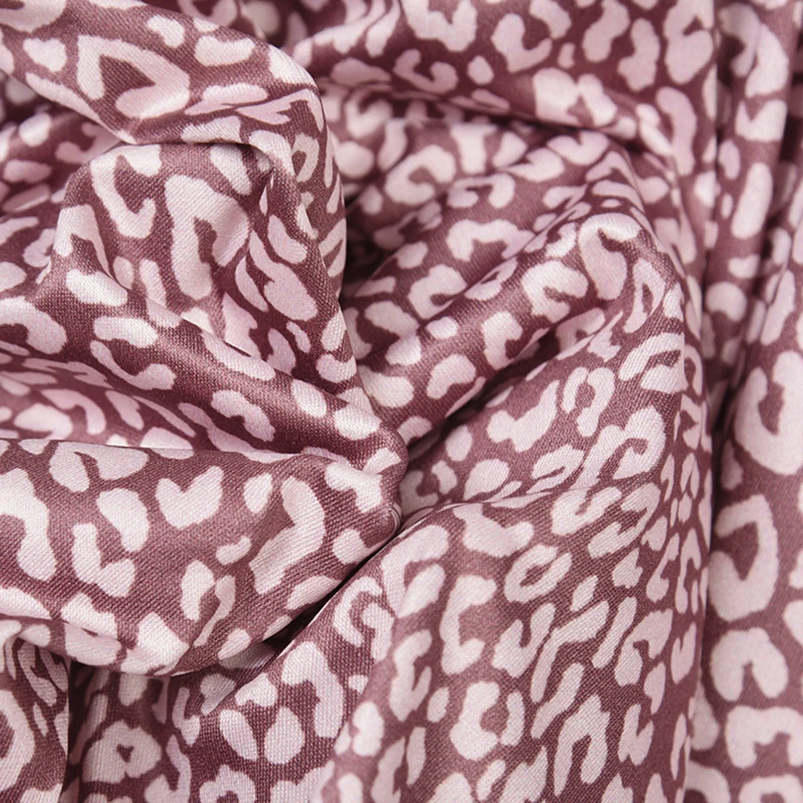 Платье женское без рукавов с леопардовым принтом и V-образным вырезом |