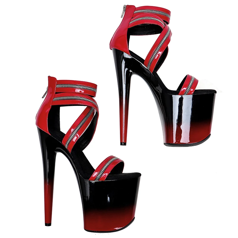 Leecabe 8Inch/20cm Women's Platform party High Heels Shoes Pole Dancing Shoes