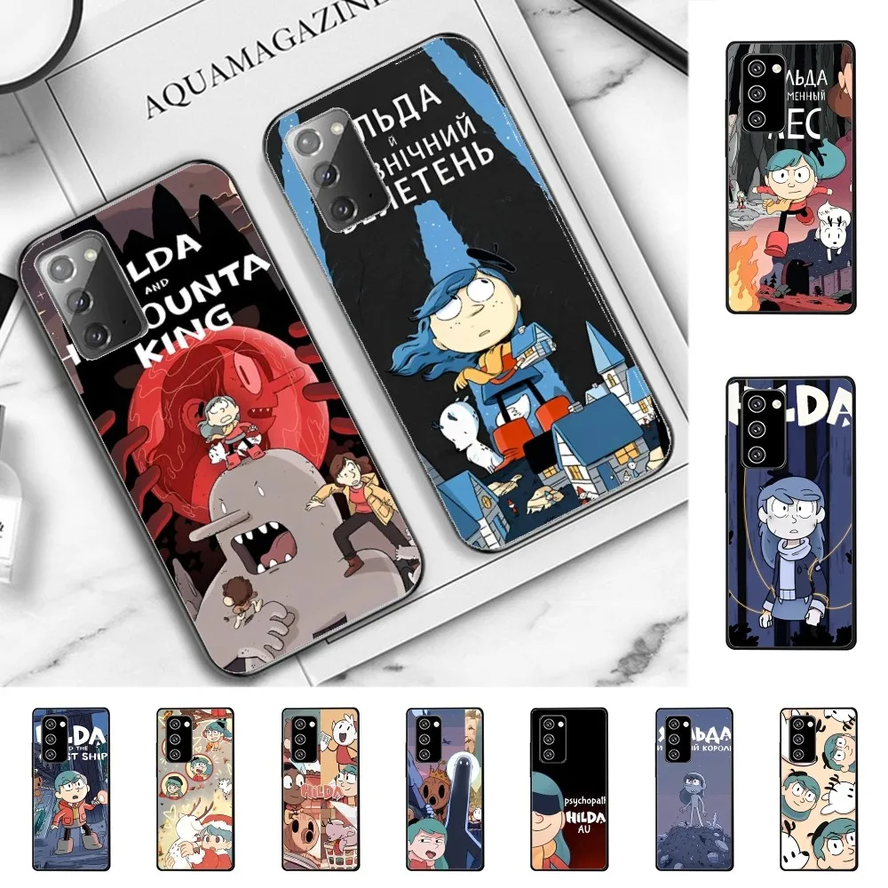Мультяшный чехол H-Hilda для телефона Samsung Note 8 9 10 20 pro plus lite M 11 30 21 31 51 A 22 42 02 03