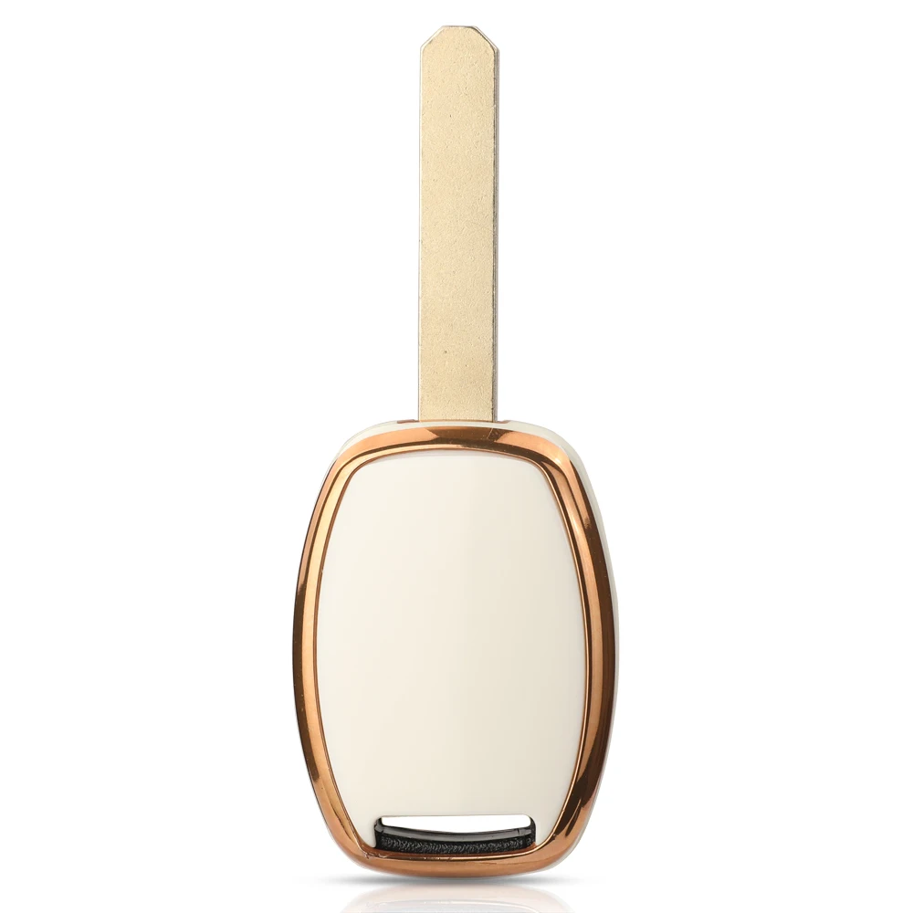 Jingyuqin 2/3/4 BTN Мягкий ТПУ Автомобильный ключ для Honda Fit CIVIC JAZZ Pilot Accord чехол