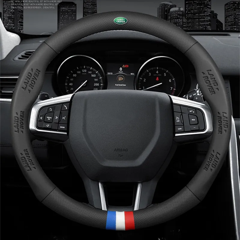 

Car Steering Wheel Cover Breathable For Land Rover L2 LF Discovery 3 4 L319 L462 Range Rover Sport Evoque 3 4 Sport Defender n2