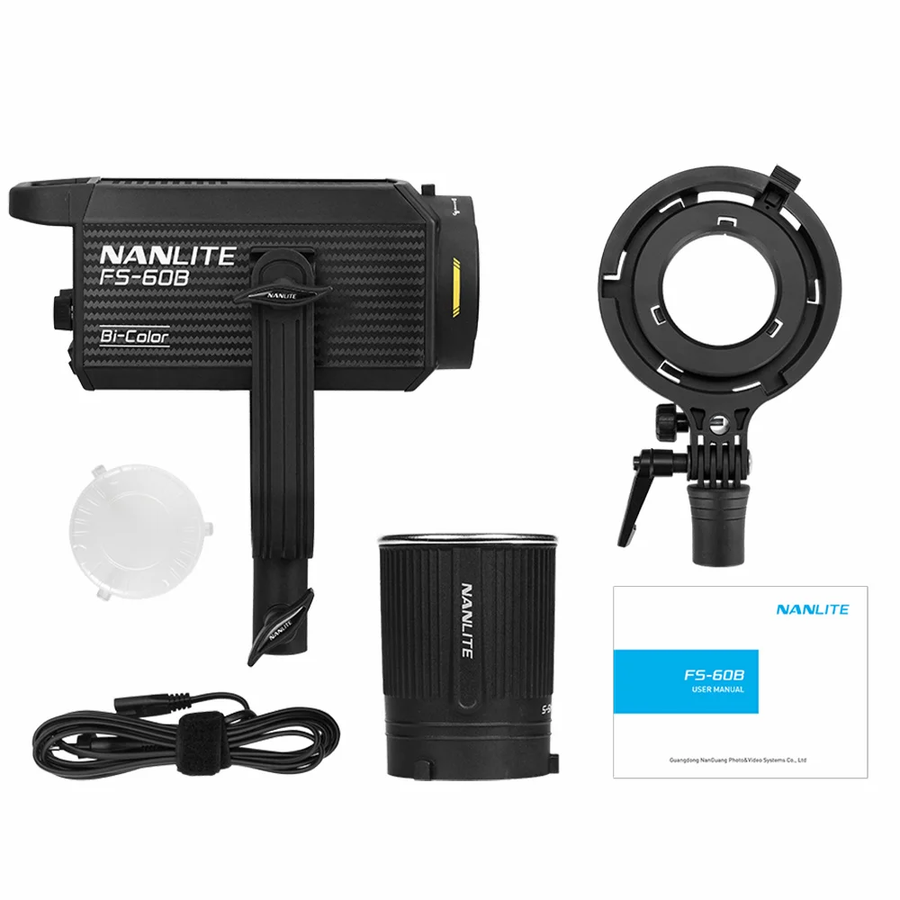 

Nanlite FS-60B 70 Вт монолитный блок светодиодов для фотосъемки, фотостусветильник, комплект для профессиональной фотосъемки