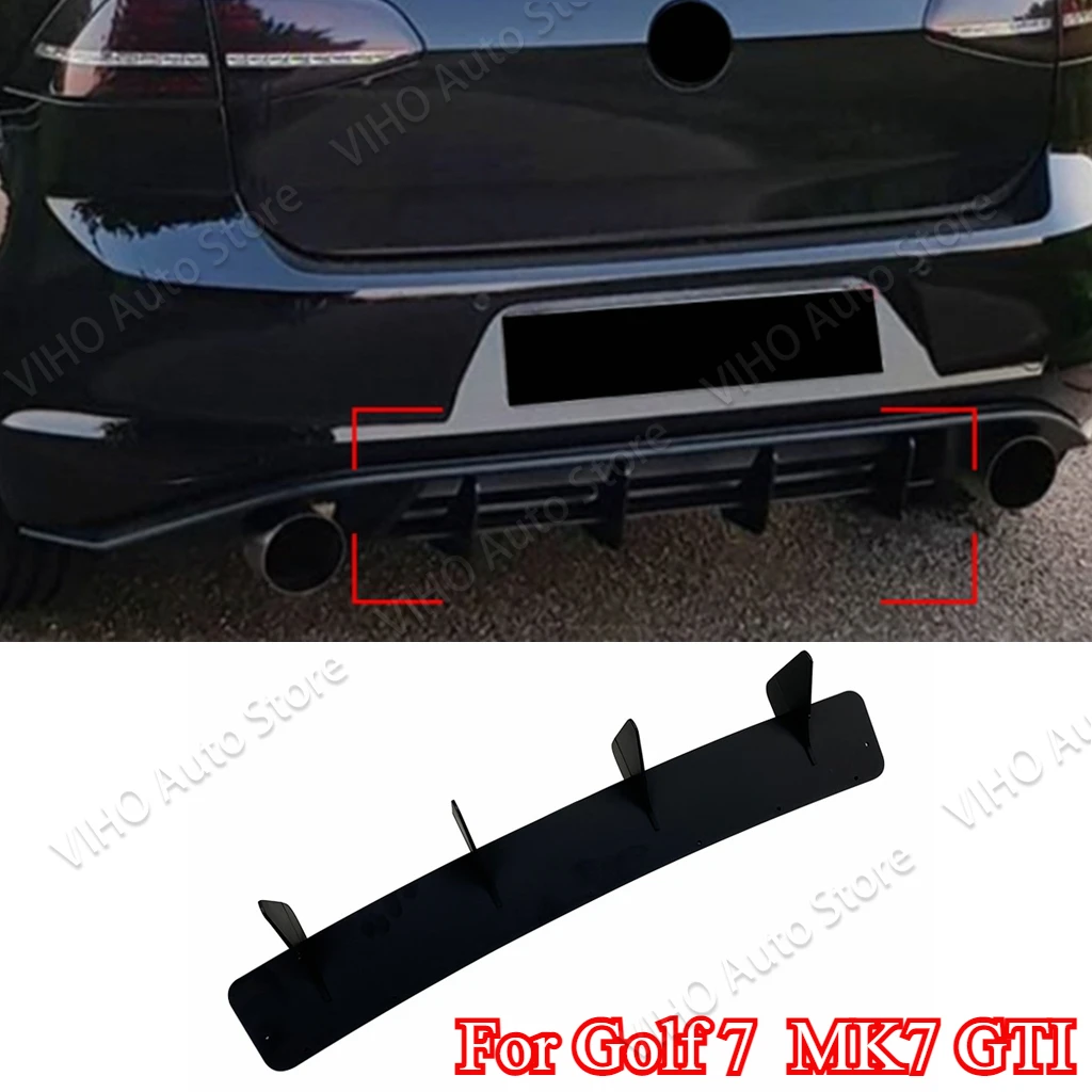 

Задний бампер автомобиля, диффузор, нижний сплиттер, спойлер для VW Golf 7 R Golf 7.5 R MK7 MK7.5 GTI Facelift 2013-2016 / 2017-2021