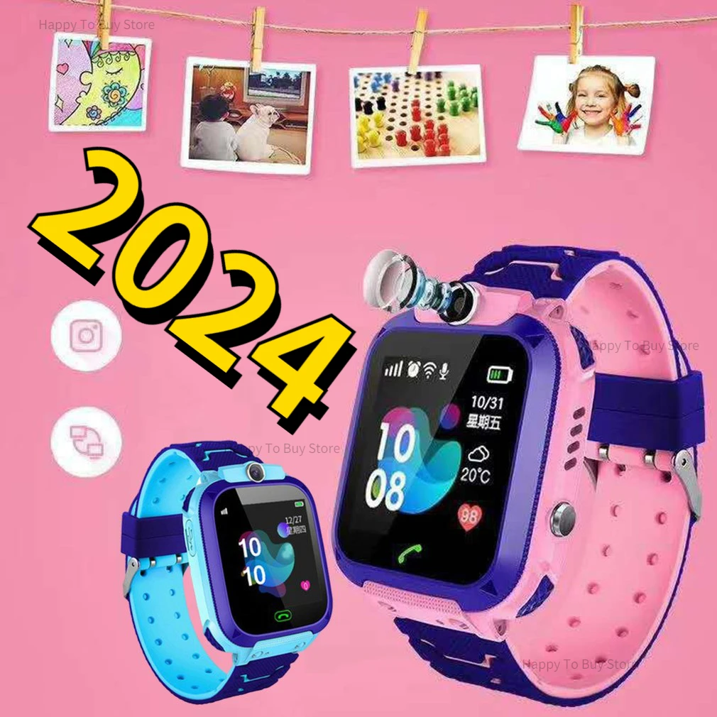 

Q12 Kids Smart Watch SOS Smartwatch For Children SIM Card LBS Location Photo Waterproof Gift For Boys and Girls for IOS Android