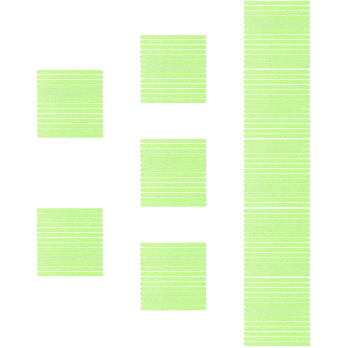 

240 Pcs Waterproof Adhesive Tape Anti-slip Stickers Stair Treads Grip Stairs Anti-skid Non-skid