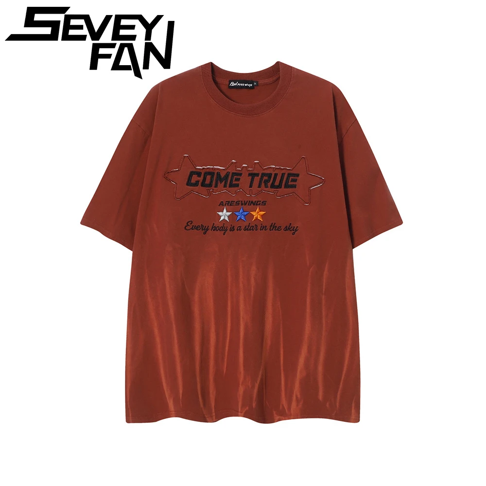 

Футболка мужская с вышивкой в стиле хип-хоп