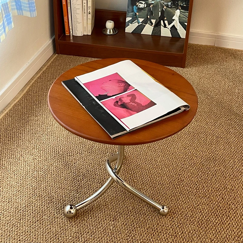 

Creative Wooden Coffee Tables Minimalist Round Living Room Coffee Tables Mini Household Tavolino Da Salotto Furniture WZ50CT