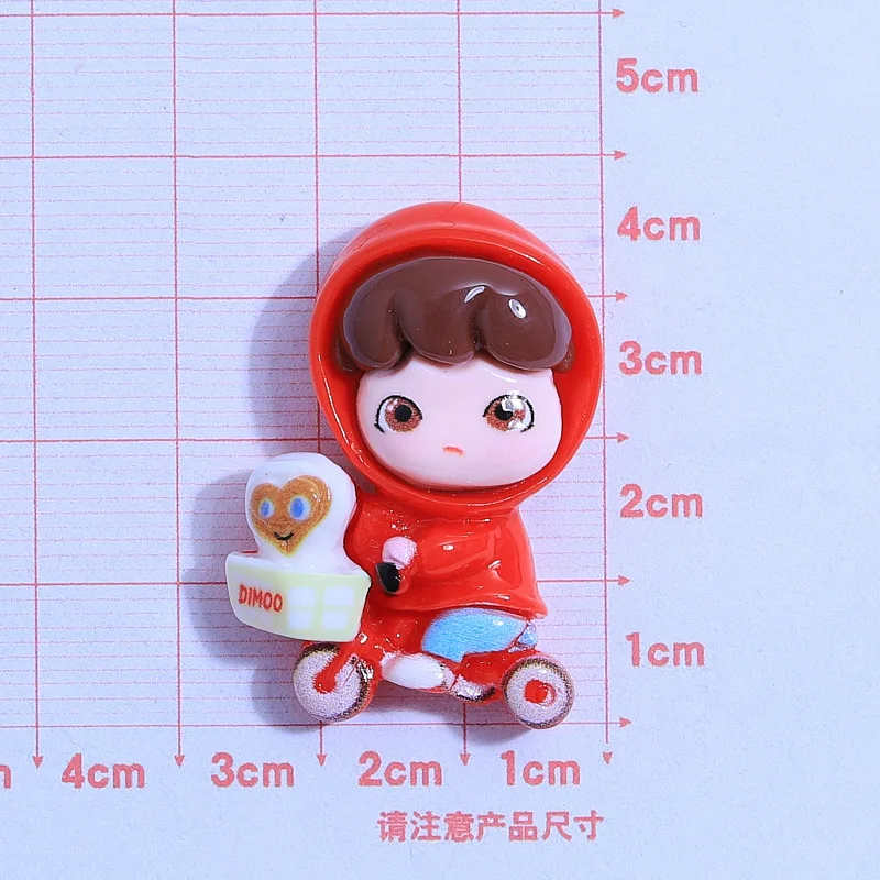 6 шт. милые Мультяшные дорожные аксессуары из смолы для мальчиков и девочек с