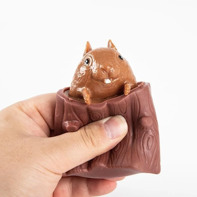 

1Pc Squeeze Squirrel Cup Antistress Childrens Toy Decompression Play For Kids Adults