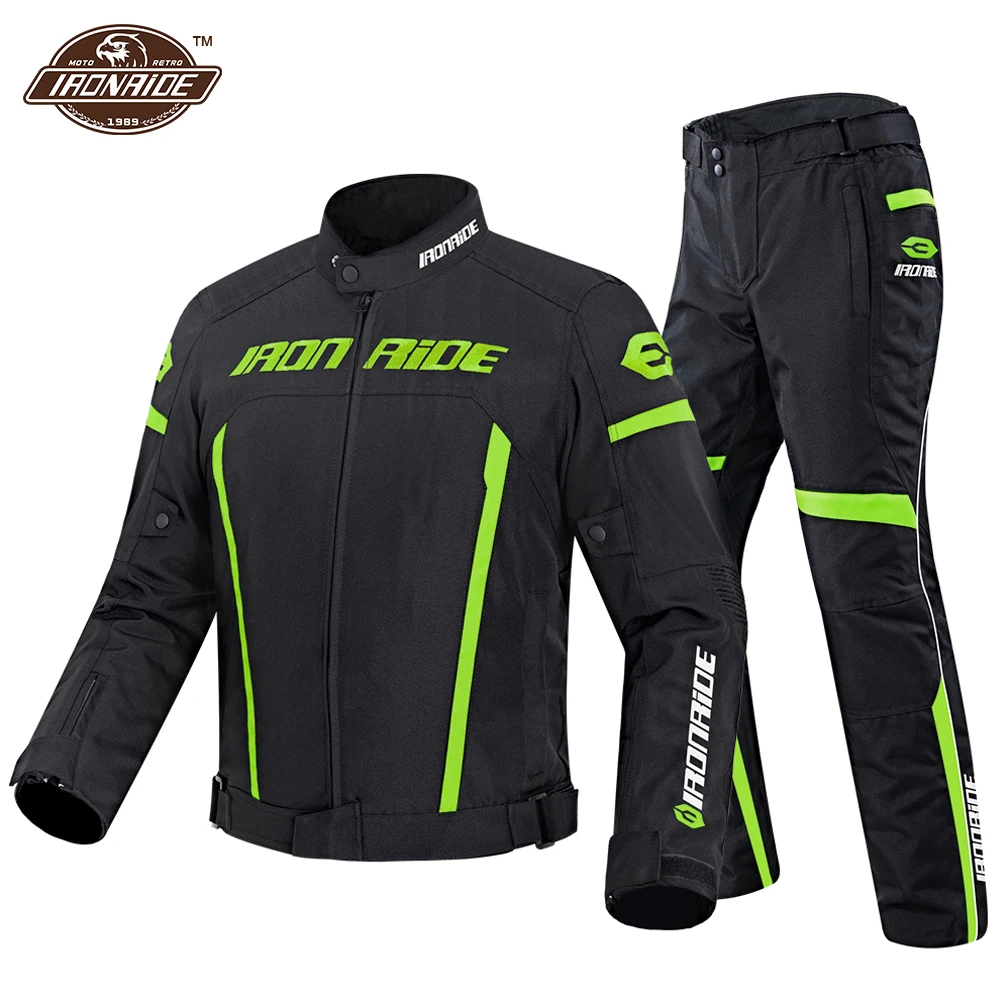 

Waterproof Motorcycle Jacket man Motocross Jacket Set Racing Suit Moto Jacket Body Armor Protective Gear With Remove Linner