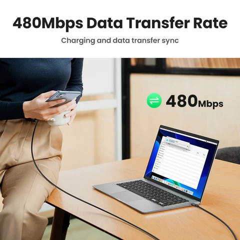 UGREEN 100 Вт USB C к USB C кабель для iPhone 15 MacBook iPad Pro Быстрая зарядка кабель 5A 100 Вт Тип C быстрое зарядное устройство PD кабель USB C