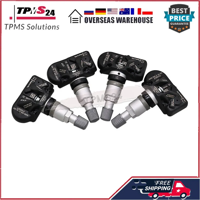Датчик давления в шинах TPMS A0009054104, 4 шт., для Mercedes-Benz класса А, B, CLA, GLB, GLS, 2019, 2020, 2021, 2022, 2023