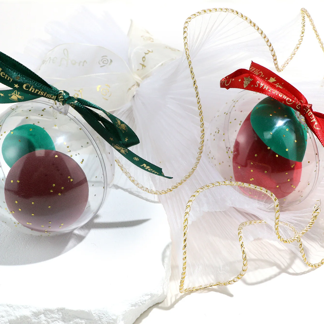 Рождественская губка для макияжа косметическая пуховка комбинированное