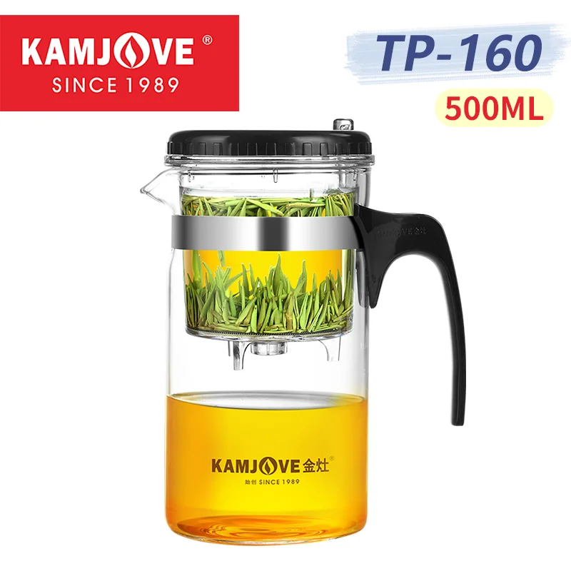 

KAMJOVE Термостойкий стеклянный чайник 1 л