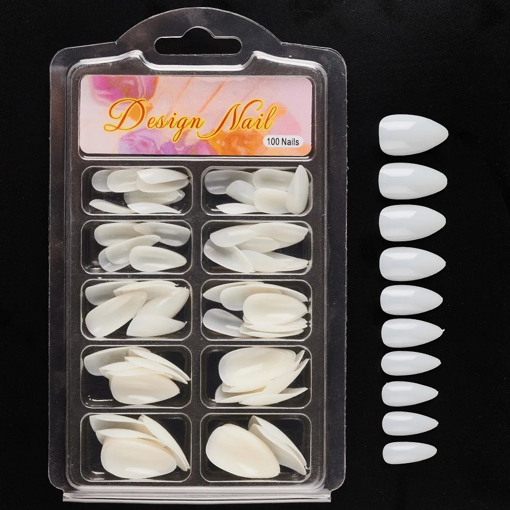 

100PCS Press On False Nails Fake Nails Extension System Full Cover Short Nail Gel Tips Press On Nails Manicures Supplies Tool