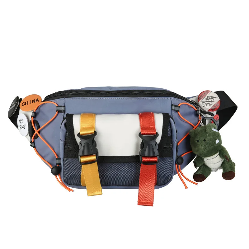 Outdoor casual mobile phone waist bag for men's new sports chest bag trend backpack for women's fashion crossbody bag