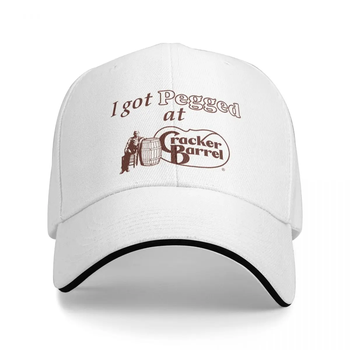 

2023 New I Got Pegged At Cracker Barrel Old Country Store Cap Baseball Cap Hats Elegant Women's Hats Men's