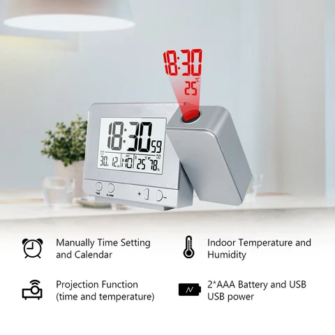 Настольные часы FanJu LED