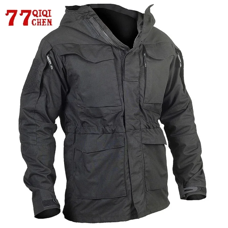 

M65 армейская тактическая куртка США, Повседневная камуфляжная ветровка, водонепроницаемая летная куртка-пилот, Мужские полевые куртки в стиле милитари