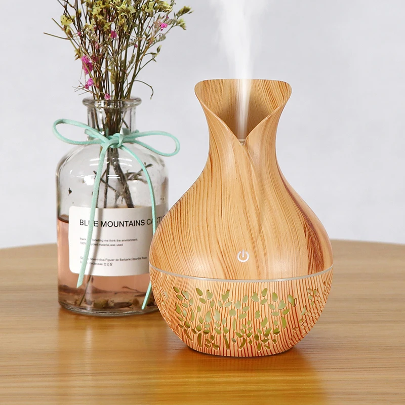 

Hollowed vaseHumidifier mist Aromatherapy humidifiers diffusers Mini petal USB ultrasonicHome essentials mist maker grain130ml