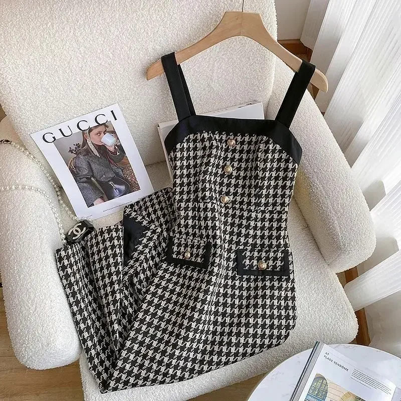 Новинка осени 2024 женское платье в стиле ретро яркое на бретелях высокого