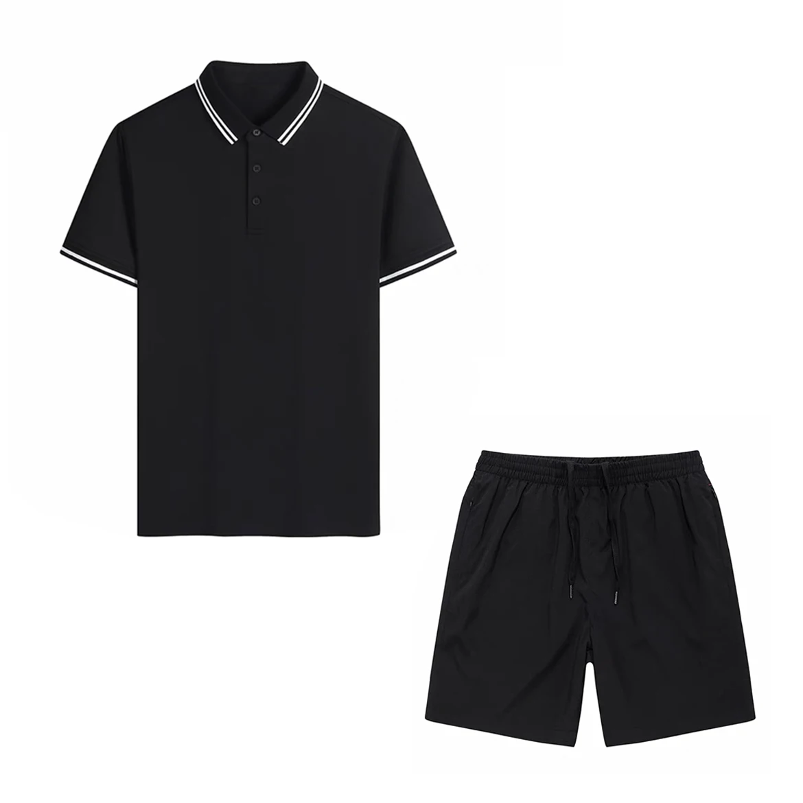 

Летняя хлопковая футболка с коротким рукавом и шорты # nigo94514