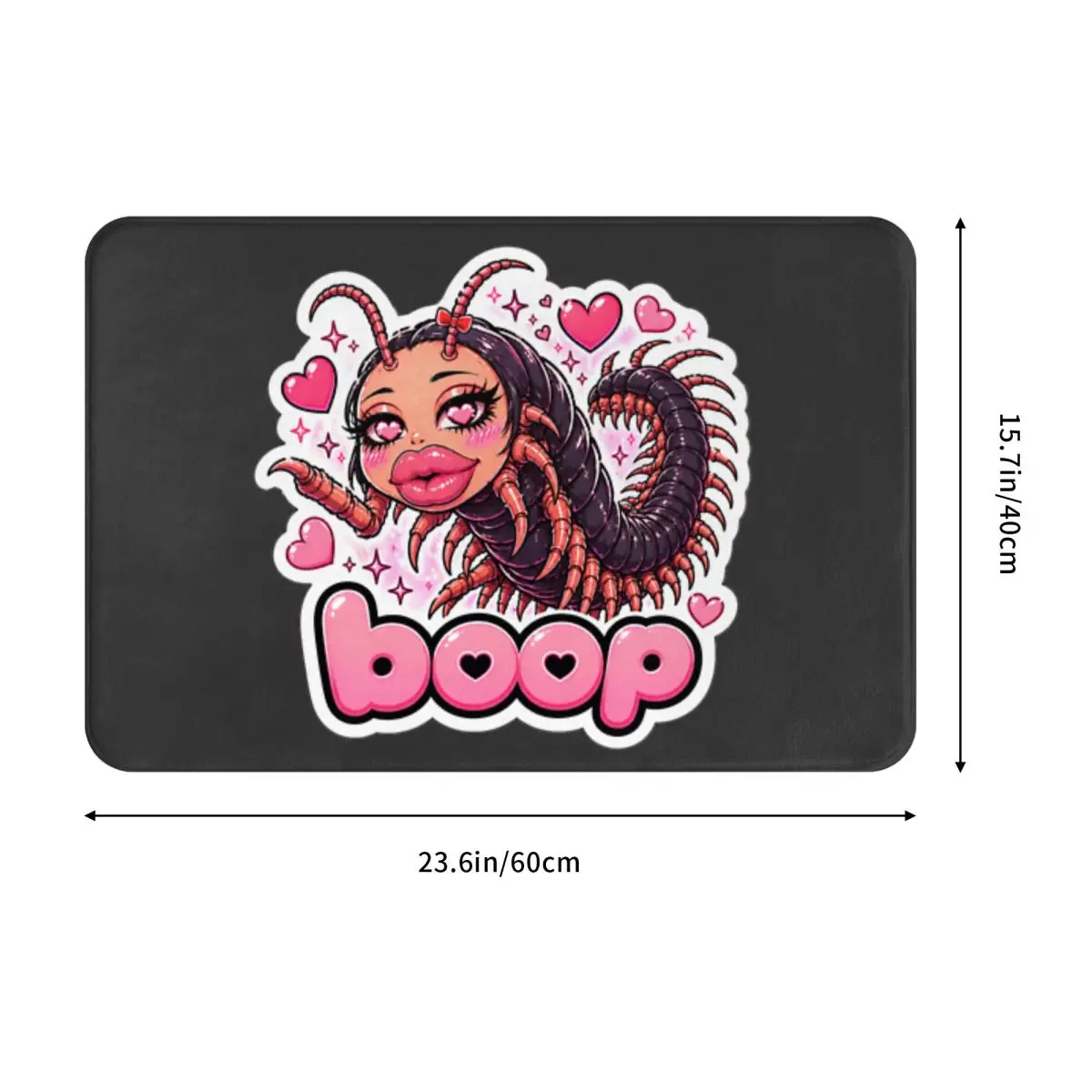 Фото Коврик для прихожей Sexy Scolopendra - Boop, уличный коврик для входной двери в загородный дом, легко чистится, коврик для входной двери №3