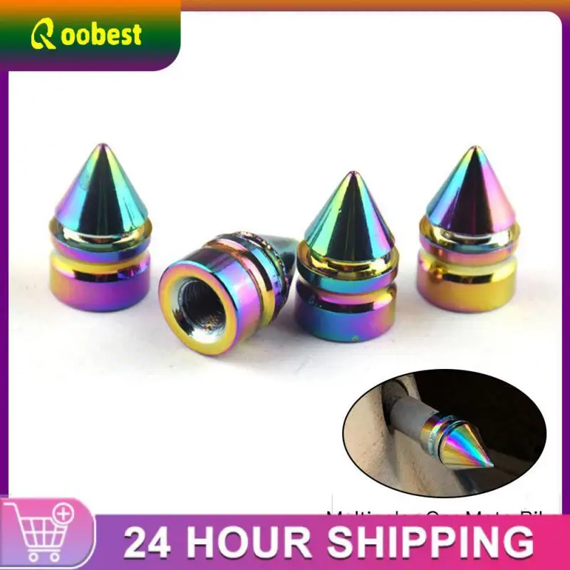 

Aluminum Alloy Dustproof Waterproof Dust Cover Universal Stem Covers Multicolor Car Tire Valve Stem Caps Car Styling
