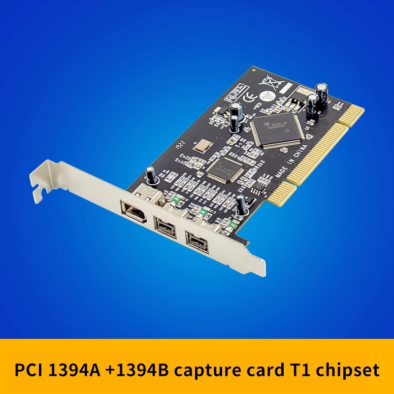 Плата видеозахвата PCI 1394A 1394B для FireWire 800 адаптер IEEE 1394 преобразователь карт HD